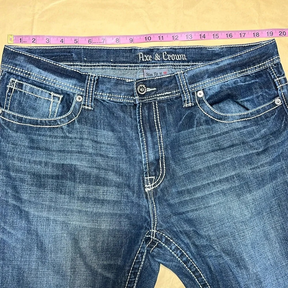 Axe & Crown jeans slim fit size 38X 32 - Picture 4 of 10